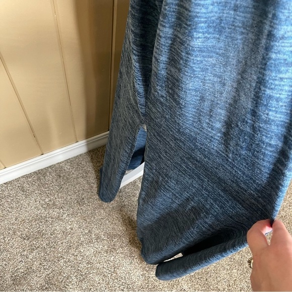 LuLaRoe Duster Cardigan Vest Large Women's Blue Sleeveless Top - Picture 3 of 4